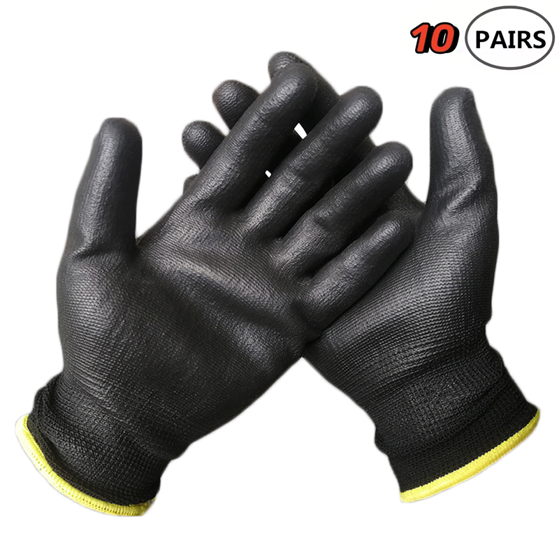 Woodworking Gloves - 20pcs 보호 작업 장갑 내마모성 미끄럼