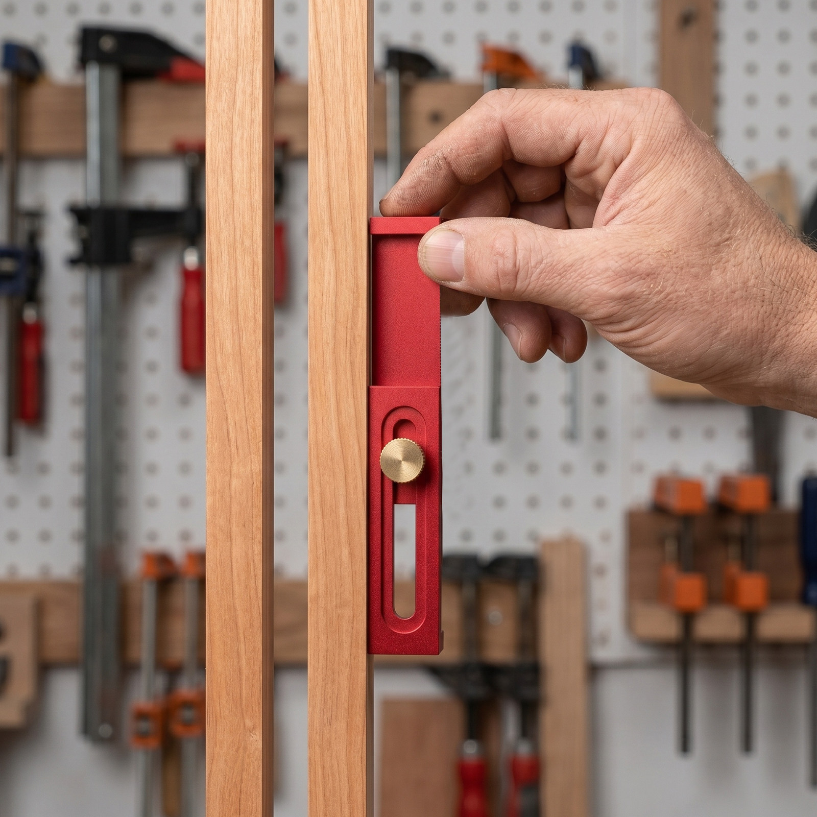 Woodworking Joints - 목공용 측정 자 5-40mm 알루미늄 합금