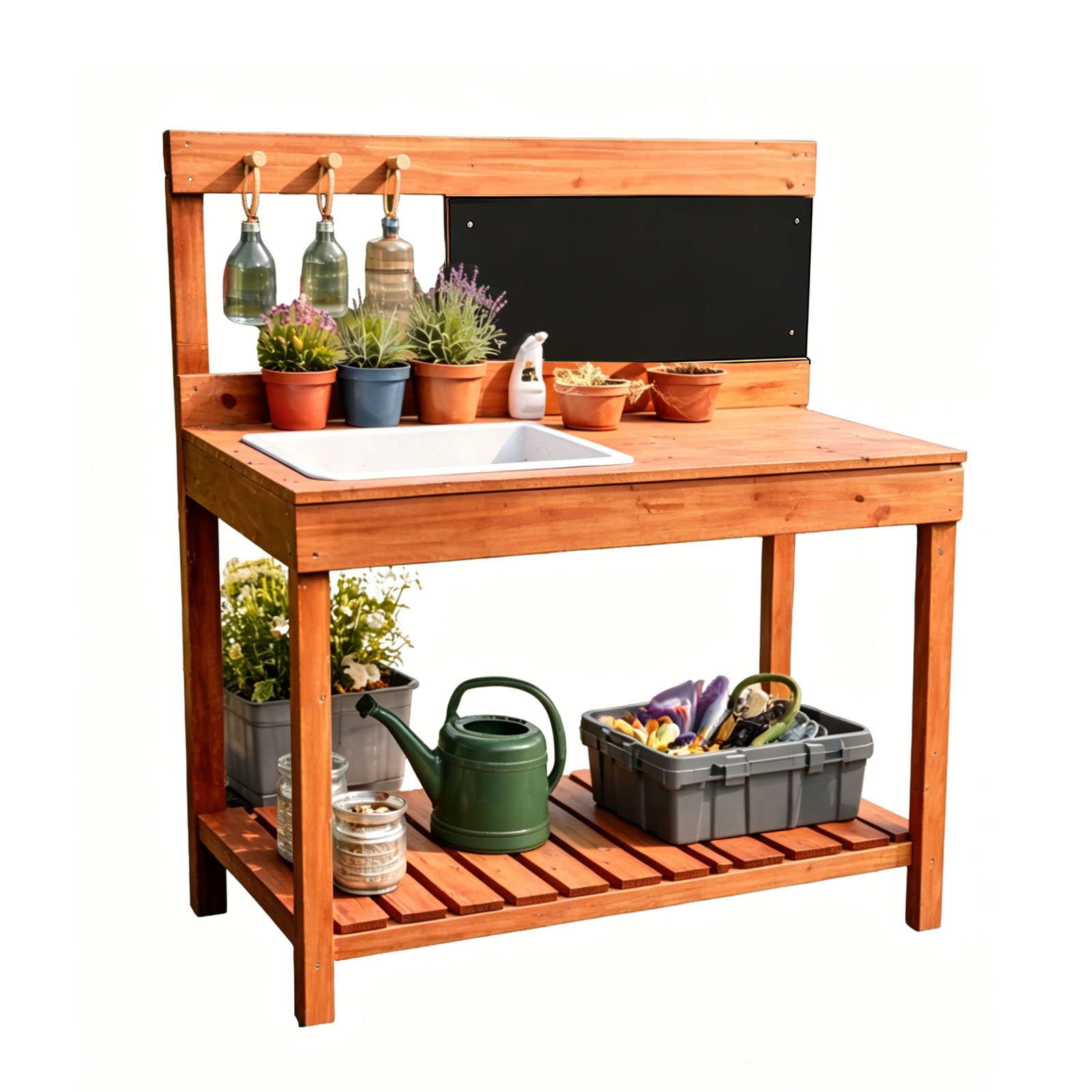 Woodworking Work Table - 어린이용 나무 화분대, 실내외 정원 재배