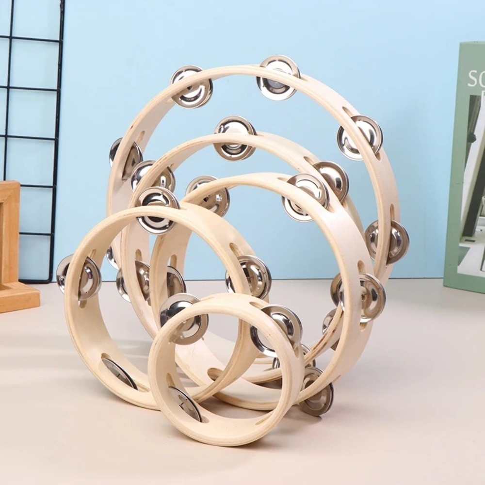 Woodworking Kids Toys - 새로운 4/6/7/8/10인치 핸드 드럼 나무 링