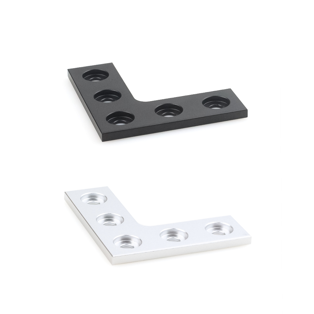 Woodworking Joints - 2 개/몫 L 유형 5 홀
