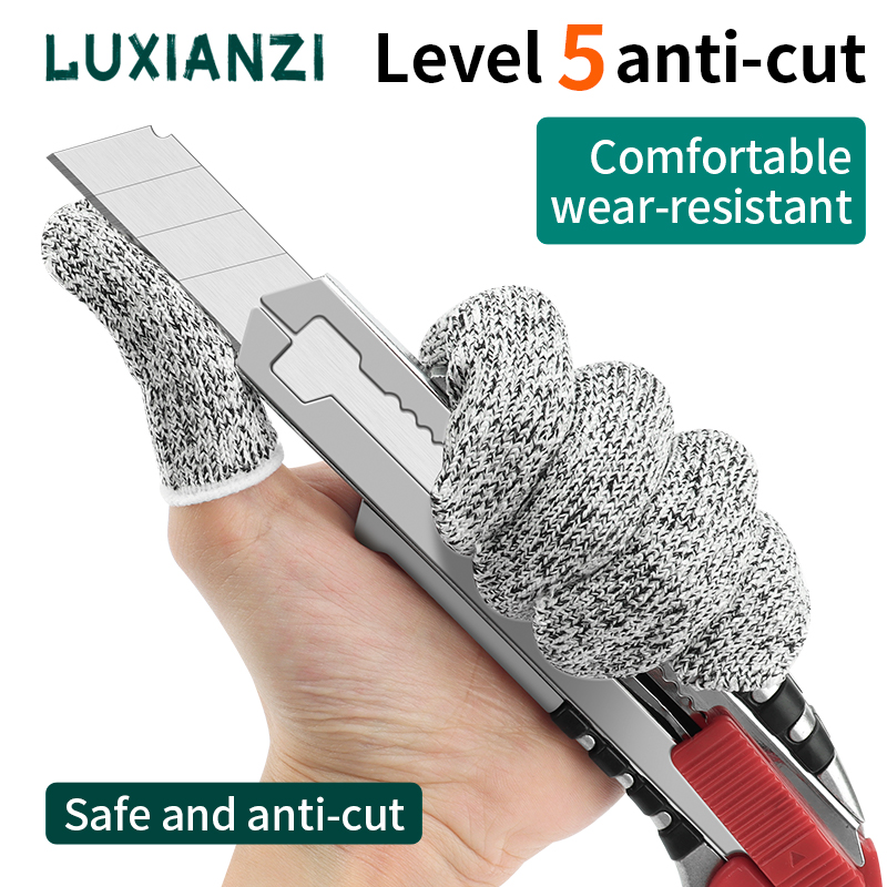 Woodworking Gloves - LUXIANZI 절단 방지 손가락 침대, 레벨