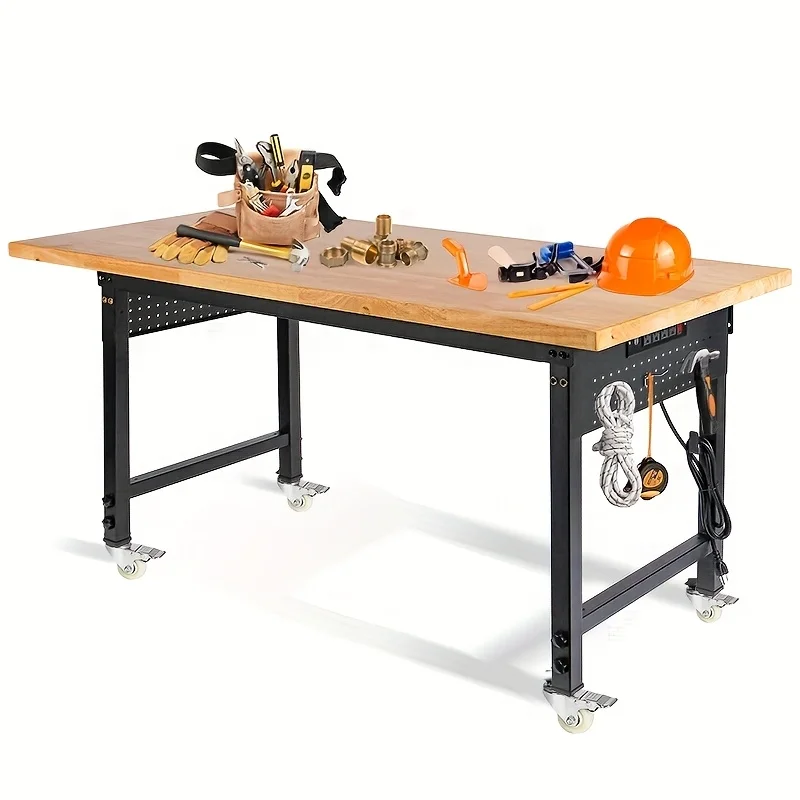 Woodworking Work Table - 신규 입고된 바퀴 달린 조절식 작업대,