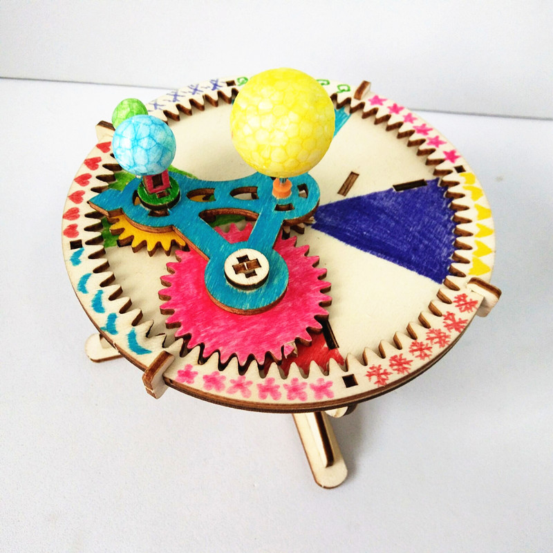 태양계 천문학 태양 지구 달 행성 모델 DIY 나무 퍼 - Woodworking Kits For Kids 리뷰 및 가격