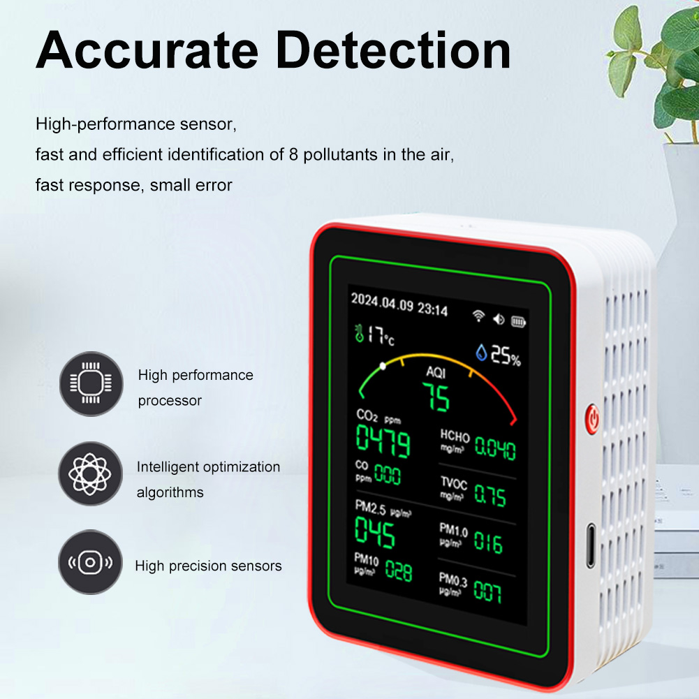 WiFi 15-in-1 실내 공기질 모니터 TFT 디스 - Woodworking Apps 리뷰 및 가격