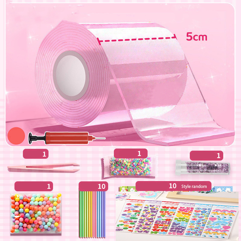 DIY 블로잉 버블 나노 테이프 풀 세트, PET 양면 - Woodworking Kits For Kids 리뷰 및 가격