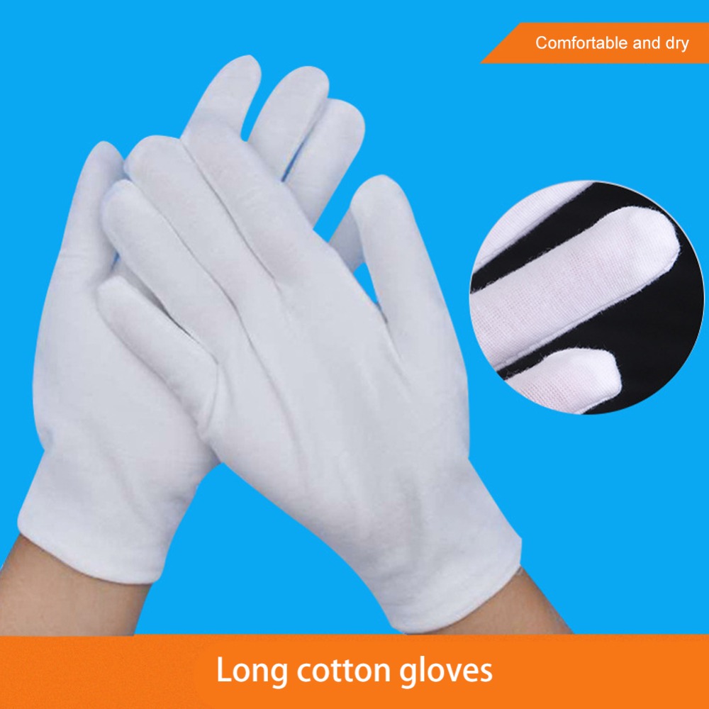 24pcs 화이트 컬러 코튼 작업 장갑 8.46 인치  - Woodworking Gloves 리뷰 및 가격