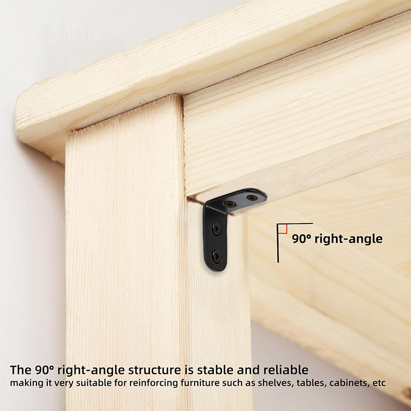 6-20개 블랙 코너 브레이스 L 브래킷, 40mm 스 - Woodworking Joints 리뷰 및 가격