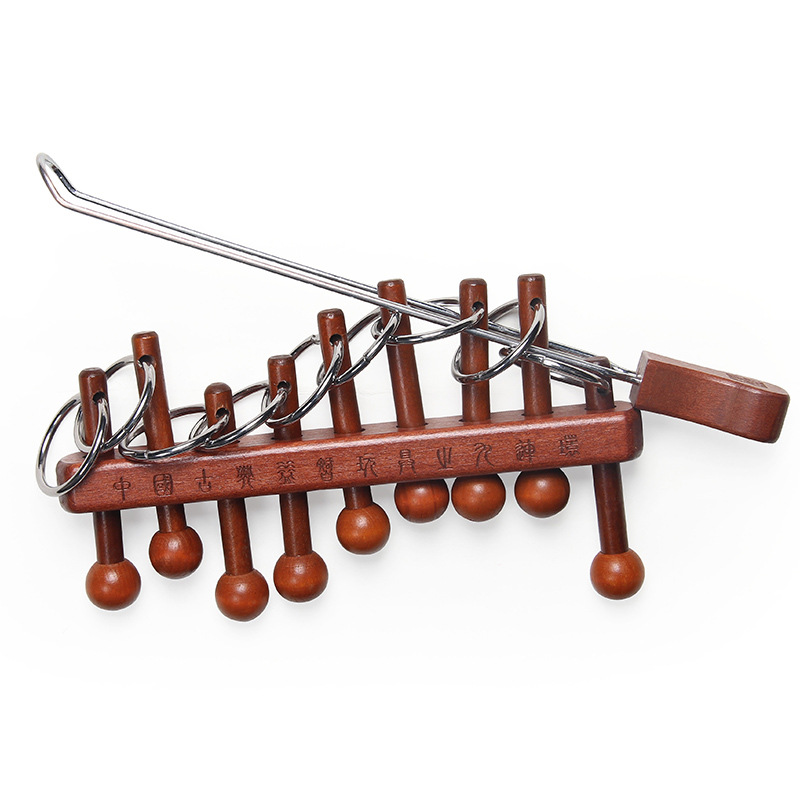고전 중국식 아홉 링 퍼즐 성인 및 어린이용 고난이도  - Woodworking Kids Toys 리뷰 및 가격
