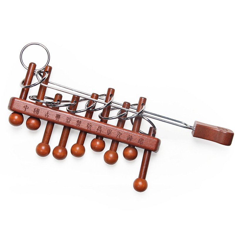 고전 중국식 아홉 링 퍼즐 성인 및 어린이용 고난이도  - Woodworking Kids Toys 리뷰 및 가격