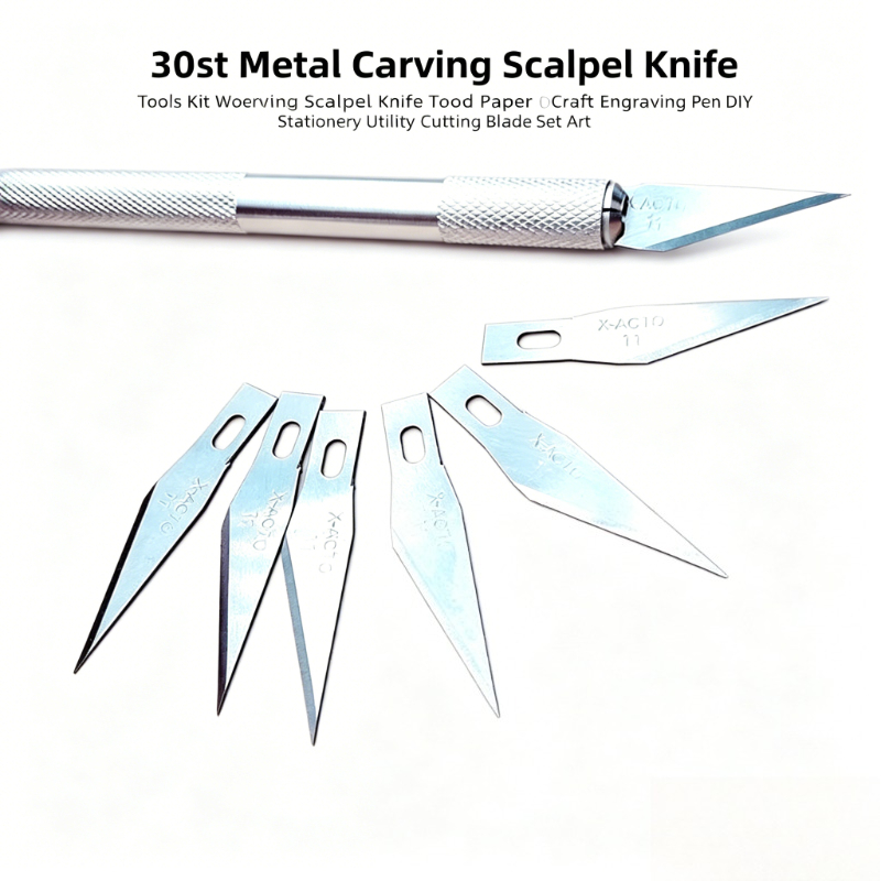 30 세트 조각 칼날 키트 금속 조각 칼날 목재 종이  - Woodworking Veneer Cutter 리뷰 및 가격