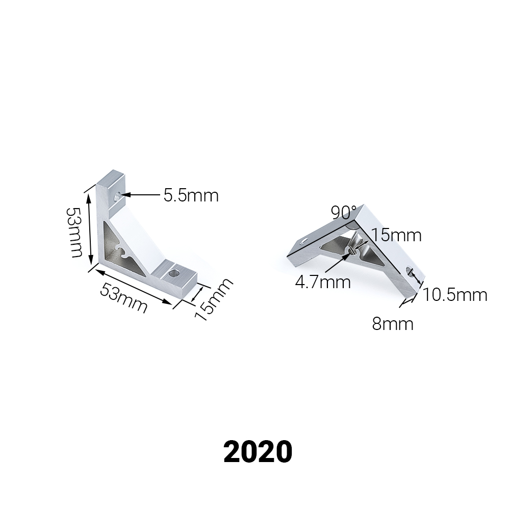 4 개/몫 90도 2020 3030 4040 4545  - Woodworking Joints 리뷰 및 가격