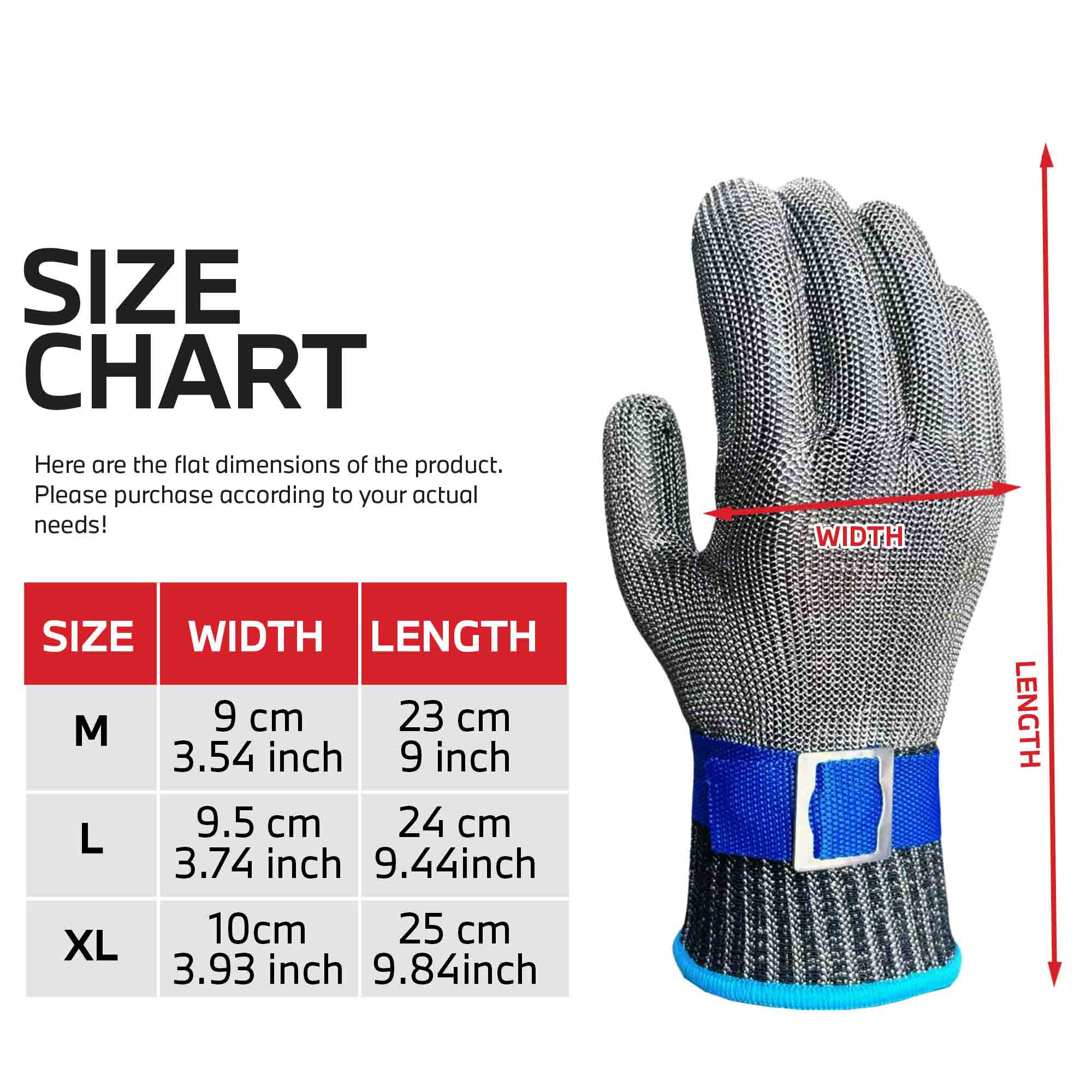 레벨 9 스테인레스 스틸 메쉬 안전 장갑, 금속 작업  - Woodworking Gloves 리뷰 및 가격