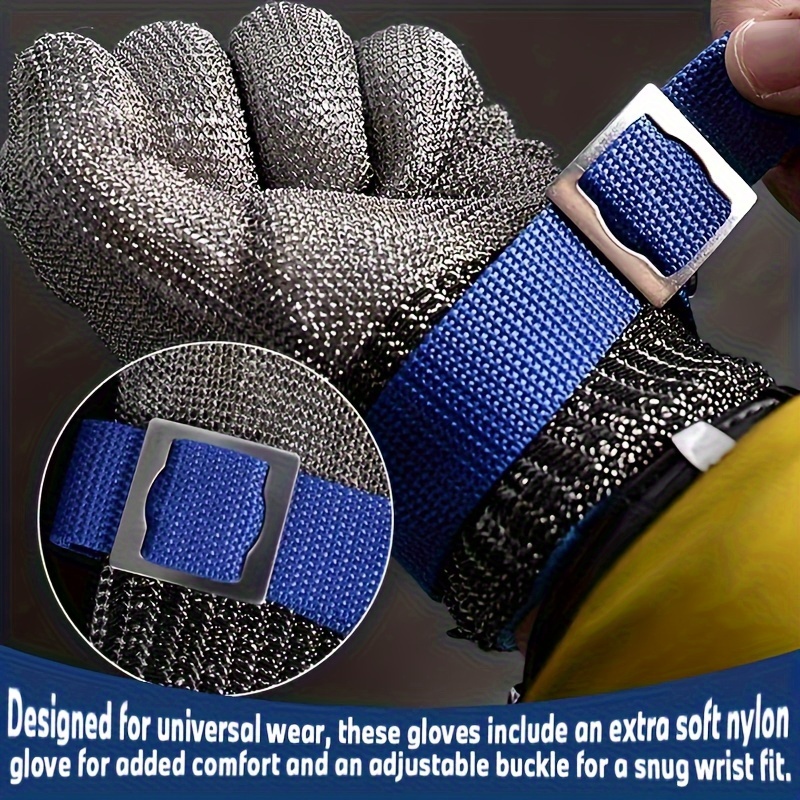 레벨 9 스테인레스 스틸 메쉬 안전 장갑, 금속 작업  - Woodworking Gloves 리뷰 및 가격