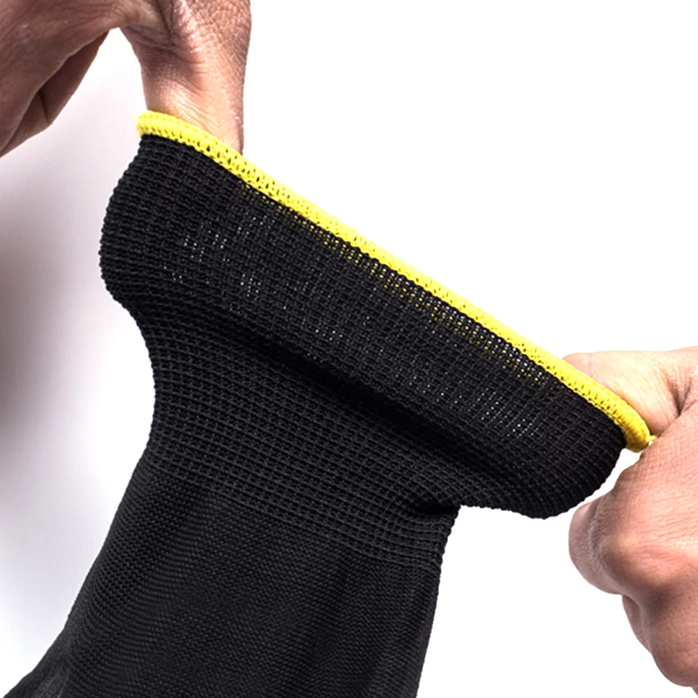 20PCS 블랙 PU 코팅 장갑 나일론 폴리우레탄 장갑 - Woodworking Gloves 리뷰 및 가격
