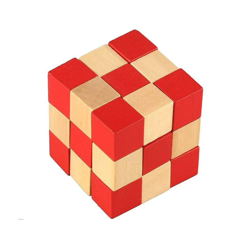 나무 뱀 큐브 퍼즐 IQ 논리 훈련 두뇌 자극 문제 해 - Woodworking Kids Toys 리뷰 및 가격