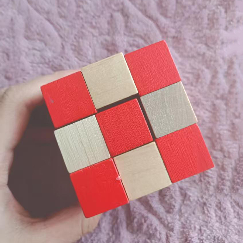 나무 뱀 큐브 퍼즐 IQ 논리 훈련 두뇌 자극 문제 해 - Woodworking Kids Toys 리뷰 및 가격