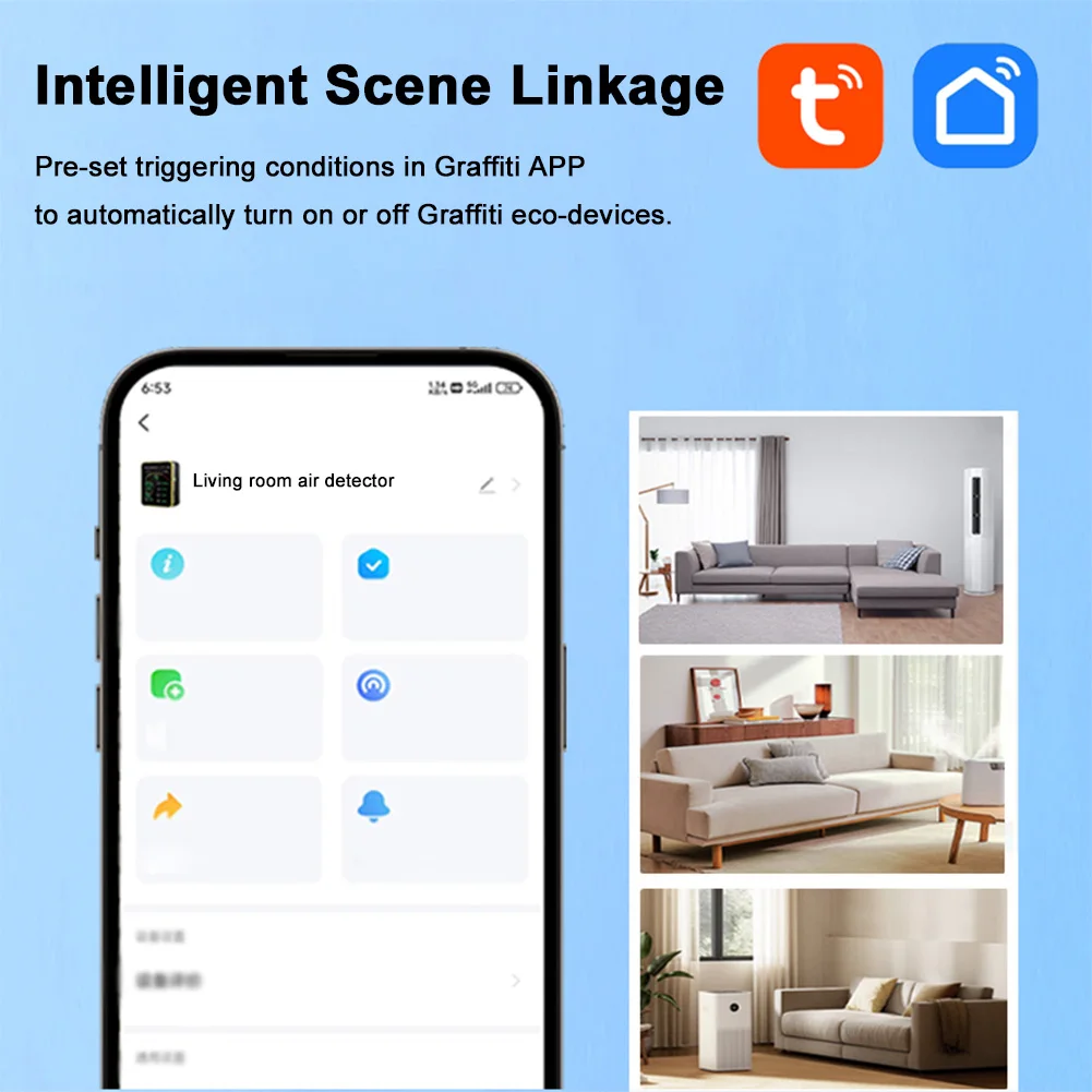 Tuya WiFi 15-in-1 실내 공기질 모니터 T - Woodworking Apps 리뷰 및 가격
