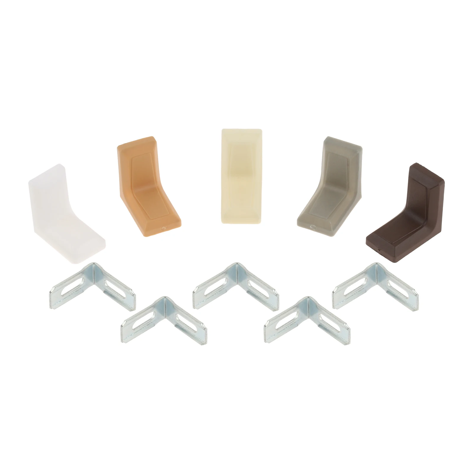 20Pcs 90도 L 모양 코너 브래킷 플라스틱 커버  - Woodworking Joints 리뷰 및 가격