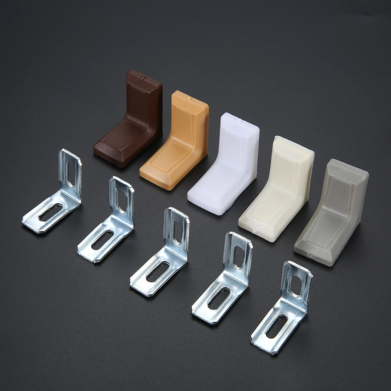 20Pcs 90도 L 모양 코너 브래킷 플라스틱 커버  - Woodworking Joints 리뷰 및 가격