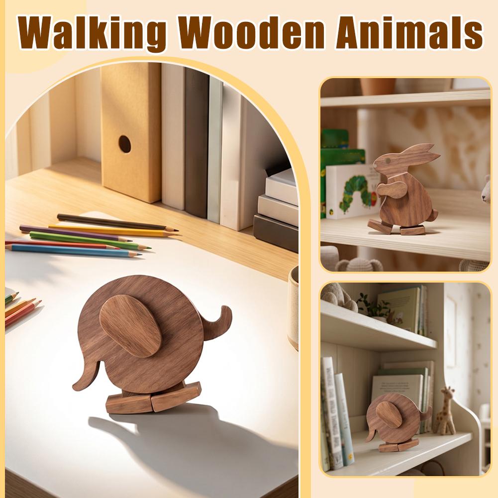 2개 세트 스칸디나비아풍 움직이는 관절인형 나무 동물  - Woodworking Joints 리뷰 및 가격