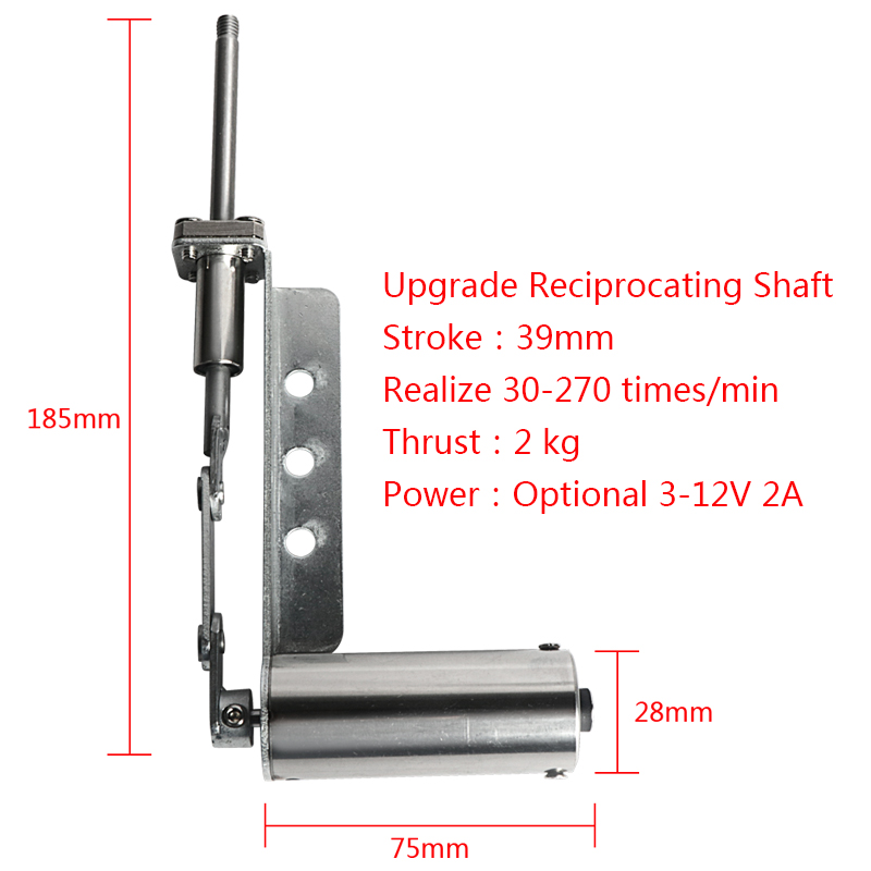 리니어 액추에이터 모터 스트로크 39mm 미니 텔레스코 - Woodworking Shops 리뷰 및 가격
