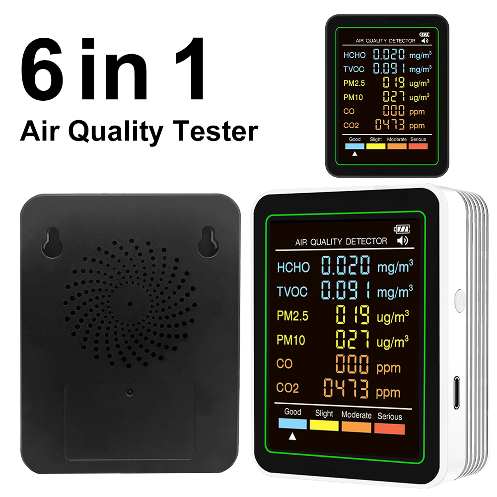 6in1 공기질 감지기 테스터 PM0.3 PM1.0 P - Woodworking Apps 리뷰 및 가격