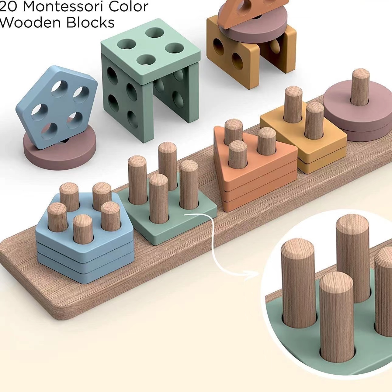 몬테소리 장난감 18개월 이상 유아용 - 아기 남아 및 - Woodworking Kids Toys 리뷰 및 가격